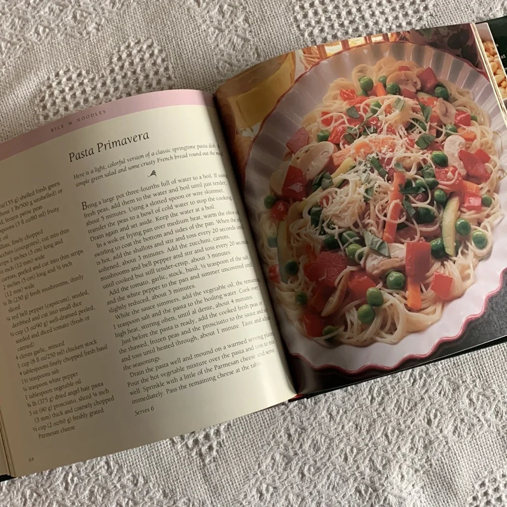 Williams–Sonoma Kitchen Library Pasta/Stir-fry hardcover cookbooks set of 2